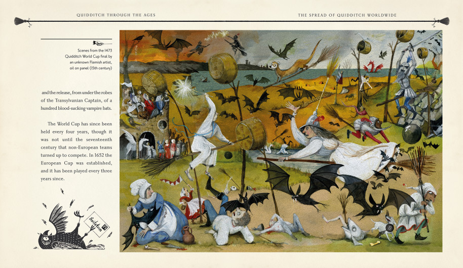 GALLERY: The illustrated version of Quidditch through the Ages gets cover and previews